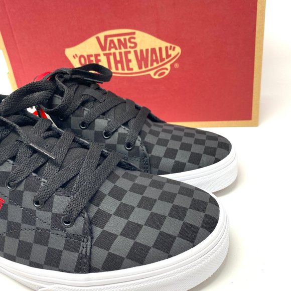VANS Seldan Checkboard Black Women”s Canvas Sneakers VN0A4U25276 - Picture 8 of 10
